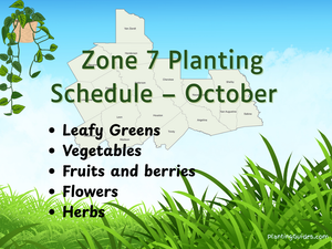 Zone 7 Planting Schedule – October